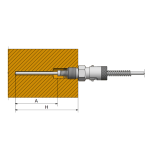TTP-315, Czujnik termoelektryczny płaszczowy
